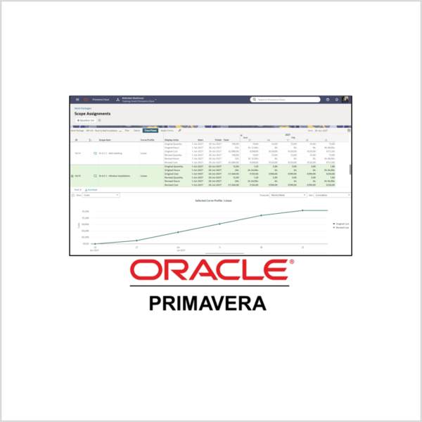 Scope & Cost Management using Oracle Primavera Cloud